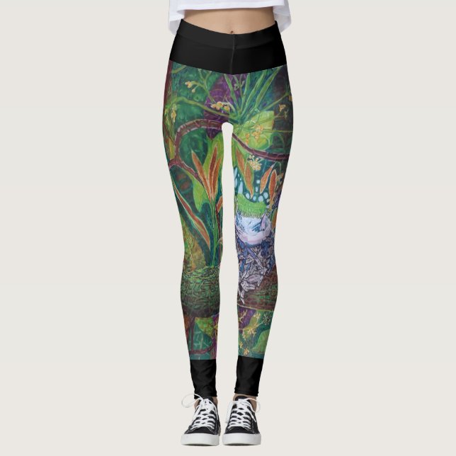 Svavelfjädrar Leggings (Framsida)
