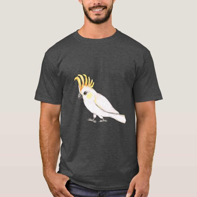 Svavelkrubbad cockatoo t shirt (Framsida)