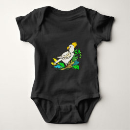 Svaveltofsad kakadu babybody t shirt