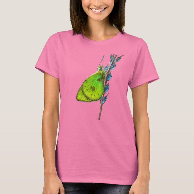 Svaveltransparent Gult T Shirt (Framsida)