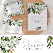 Shelby • Elegant Magnolia Flower Wedding Suite