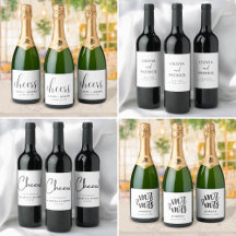 Wedding Wine Labels
