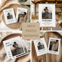 Arch Photo Minimalist Wedding