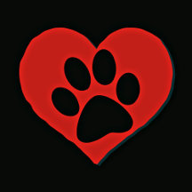 Heart Paw Print 
