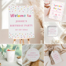 Colorful Sprinkles Birthday Party