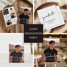 Simple Script Photo Graduation