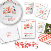 Circus Carnival Fiesta Birthday