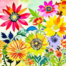 Watercolor Floral Pattern