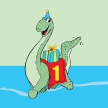 Boy, 1st Birthday Dinosaur