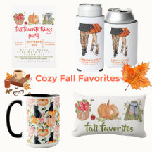 Cozy Fall Favorites: Invitations, Decor & Seas