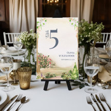 Watercolor Garden Arch Wedding Stationery Suite