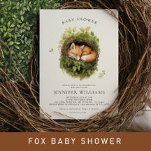 Fox Baby Shower