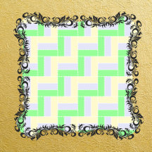 Pastel Rectangles Pattern White Dashed Lines