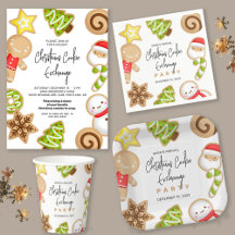 Christmas Cookie Exchange Frosted Cookies