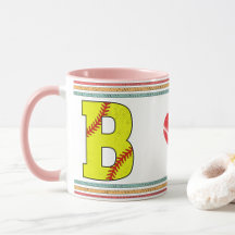 Vintage Softball Letters A–Z