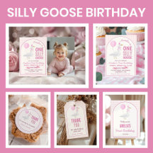 Pink Silly Goose Birthday