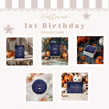 Violet Gothic Spooky ONE Birthday