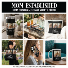 Mom Established Elegant 3 Photo Gifts for Mom