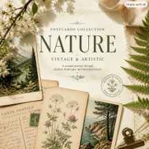 Postcards Collection Nature, Vintage & Artistic 