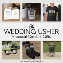 Wedding Usher Cards and Gifts