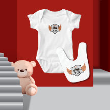 Orange & Gray Checkered Motorcycle Kids collection