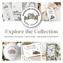 A New Chapter Begins Woodland Baby Shower