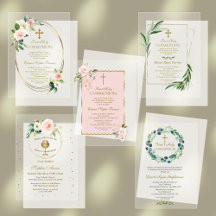 Transparent Holy Communion Collection