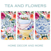 Tea And Flowers