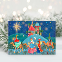 Three wise Men & Camels   Los Reyes magos