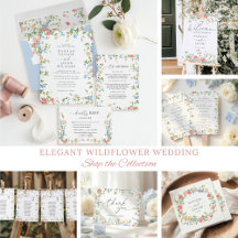 Elegant Wildflower Summer Garden Wedding
