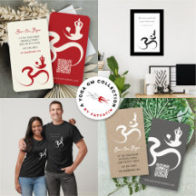 SIMPLE MINIMALIST YOGA SPIRITUAL OM/AUM SYMBOL