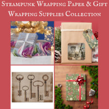 Steampunk Wrapping Paper & Gift Wrapping Supplies