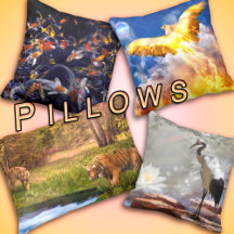 THROW PILLOWS  * LUMBAR * BODY * ROUND