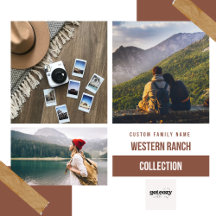 Custom Family Name Western Ranch