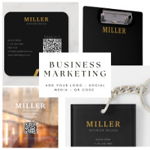 Building Contractor  Black And Metallic Gold