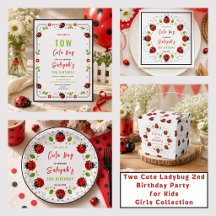 Cute Ladybug 2nd Birthday Party Collection for Kid