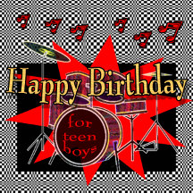 Musical Drum Beat For Teen Boys