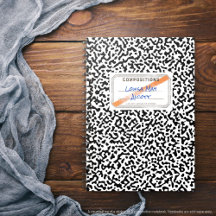 Composition Notebook Labels