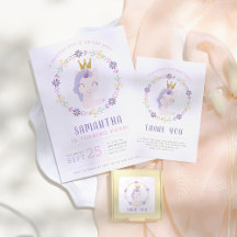 Magical Unicorn Princess Girl Birthday Party