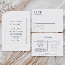 Simple Modern Wedding Collection