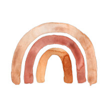 Boho Brun Orange Baby Shower