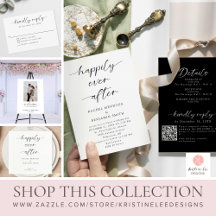 Happily Ever After Wedding Elegant Minimalist