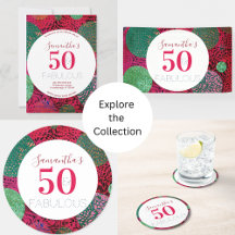 50th Birthday 50 and Fabulous Unique Party