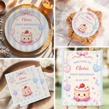 Cute Cake 1st Bithday Party