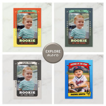 Custom Rookie Trading Cards