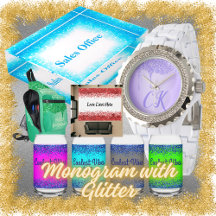 Monogram with Glitter