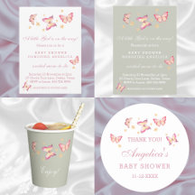ELEGANT BUTTERFLY BABY SHOWER