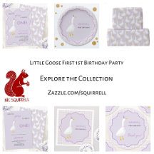 Little Goose First Birthday Party Supplies