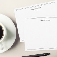 Simple Classic Stationery