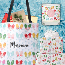 Stylish Winter Christmas Mittens